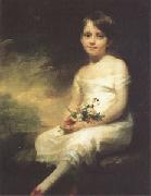 Sir Henry Raeburn A Little Girl Carrying Flowers (mk05) France oil painting artist
